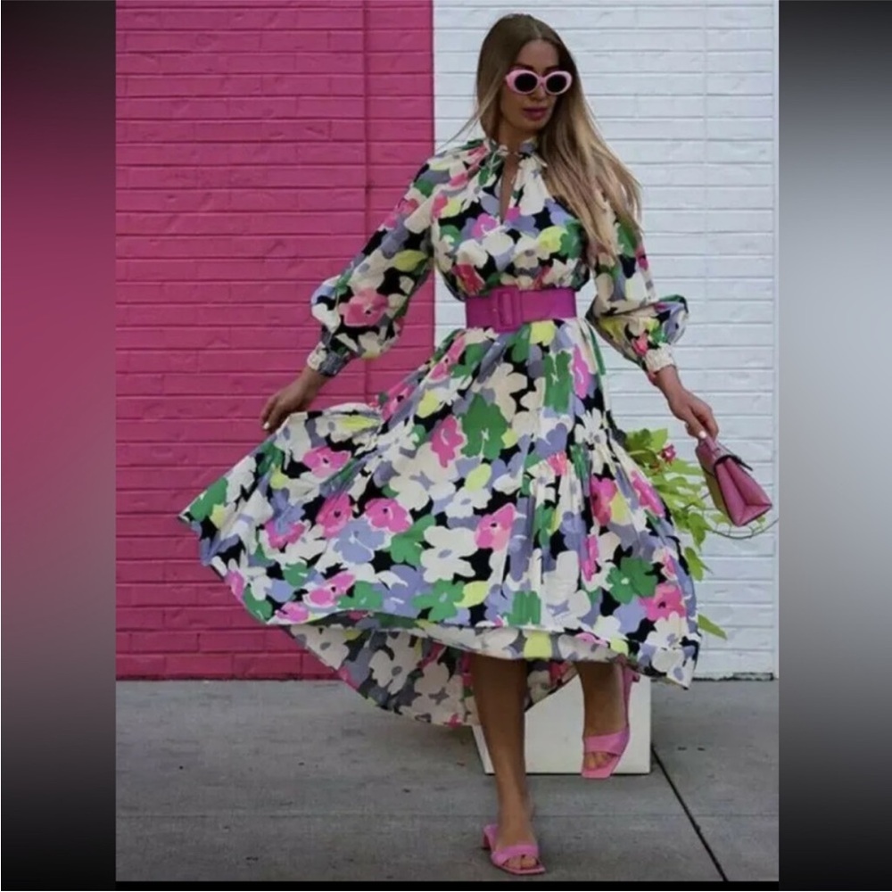 H&M  Floral Long Dress - Picture 8 of 12